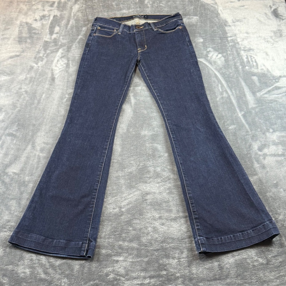 Lucky Brand Brooke Flare Jeans Dark Wash Denim 2/26 7W12855 E451000 Low Rise